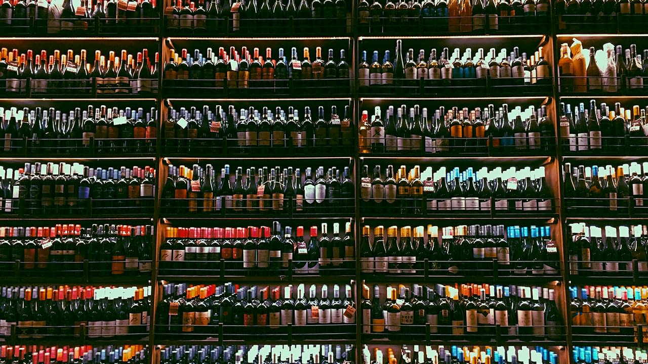 Vários tipos de vinho